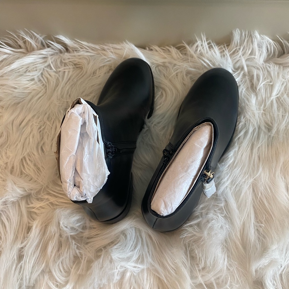 Kate Spade Bacall black leather booties - Picture 5 of 9